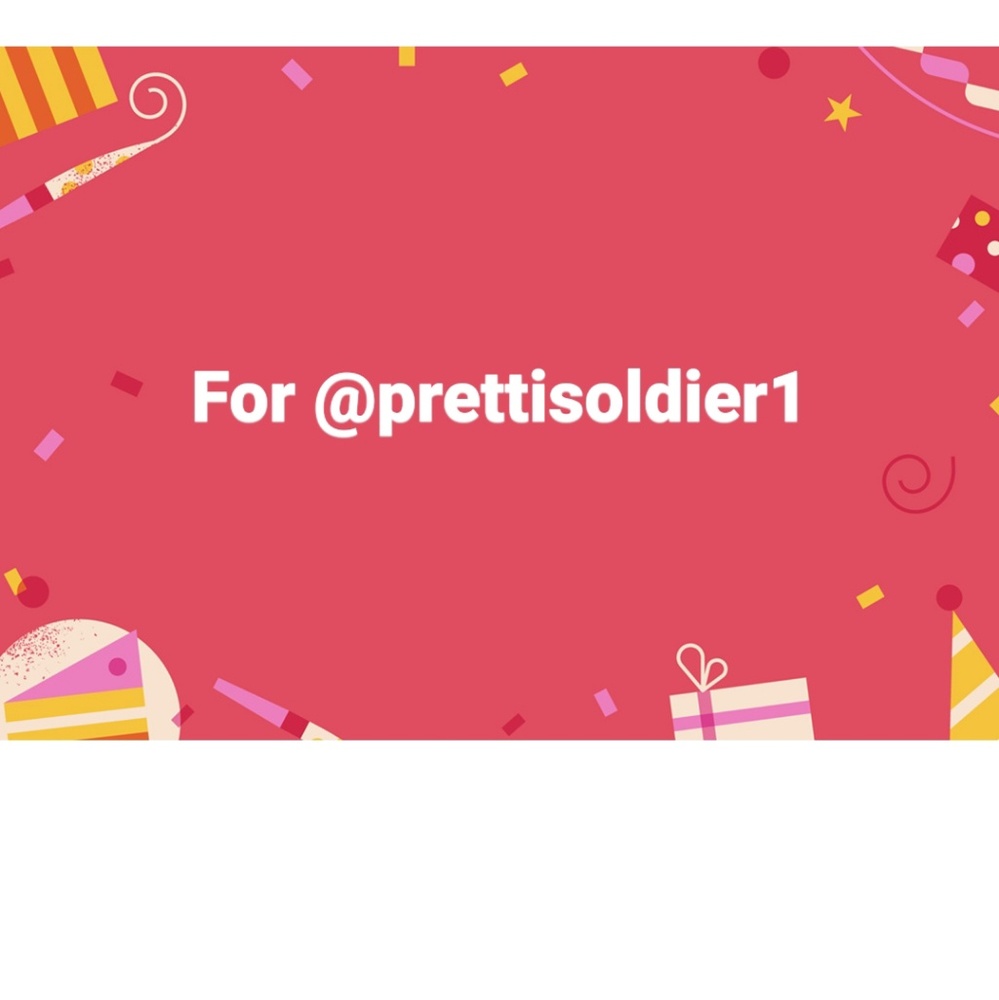 For @prettisoldier1
